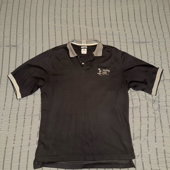 adidas Other - Adidas ClimaLite “Sterling Hills Golf Club” Polo (Black, Size M)